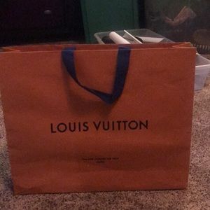Louis Vuitton shopping paper bag